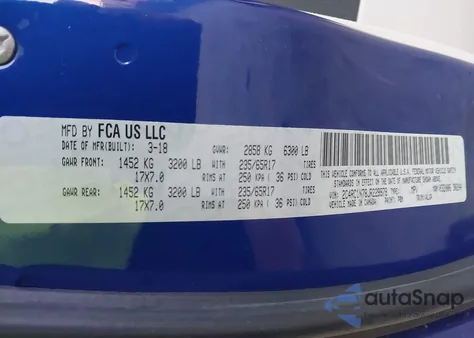 2018 Chrysler Pacifica Hybrid Limited из США, поврежденный, VIN 2C4RC1N78JR229978